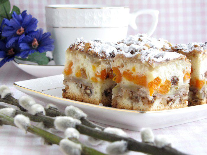 Яблочно-ореховый пирог