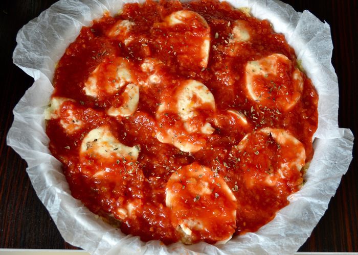 Пицца из баклажанов 