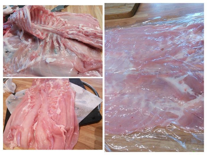 Седло кролика, фаршированное ароматным рисом