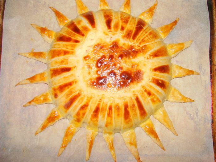 Пирог &amp;quot;Подсолнух&amp;quot; (два варианта начинки)
