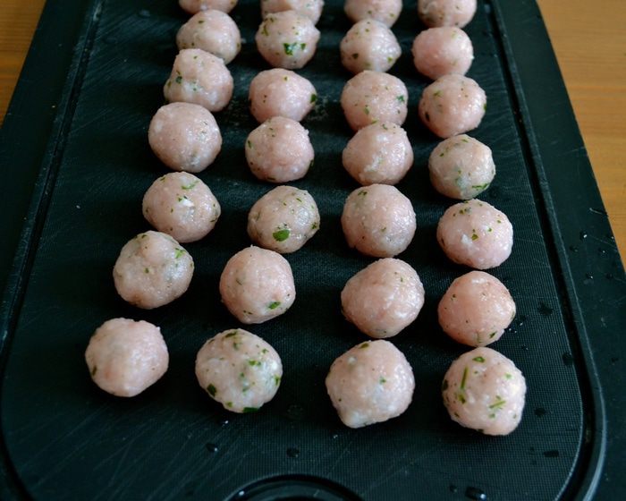 Суп с индюшиными фрикадельками