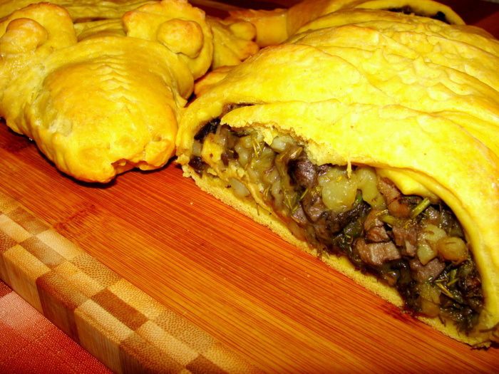 Кулебяка с картофелем и лесными грибами &amp;quot;Крокоша&amp;quot;