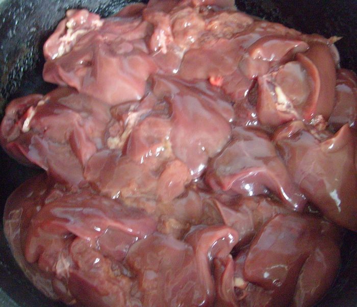 Паштет из куриной печенки и мартини