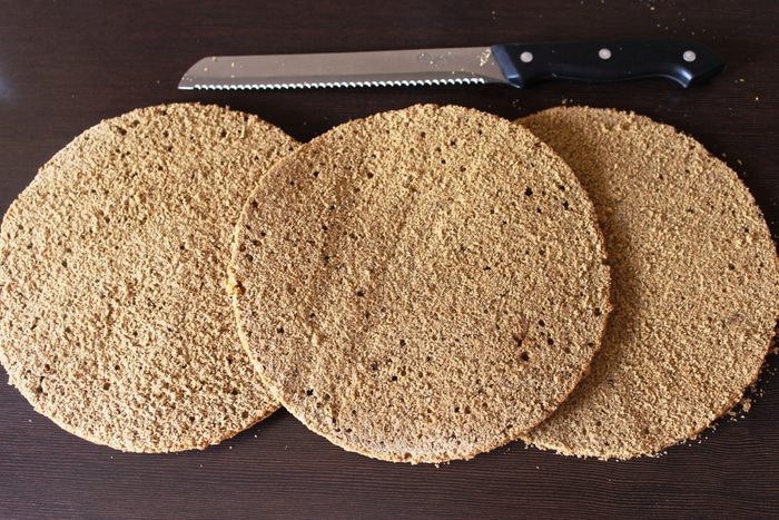 Торт &amp;quot;Амаретти&amp;quot; с заварным сметанным кремом