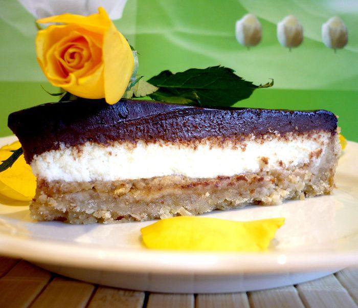 Шоколадно-арахисовый тарт для Ириши burra.salvia «Поле чудес»