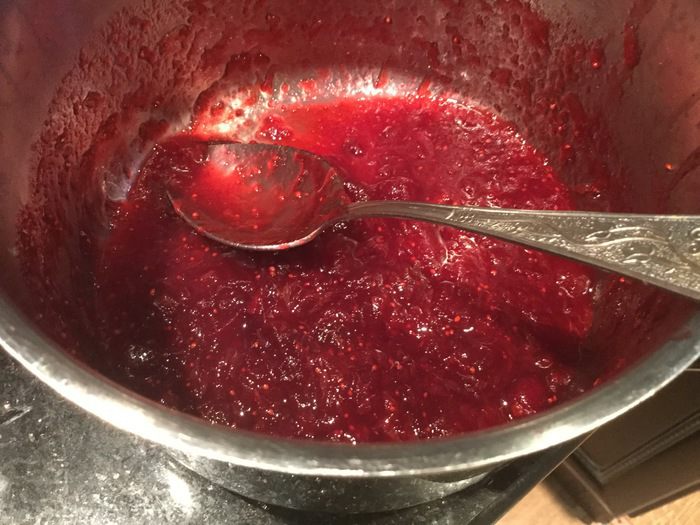 Пирог с индейкой и клюквенным соусом