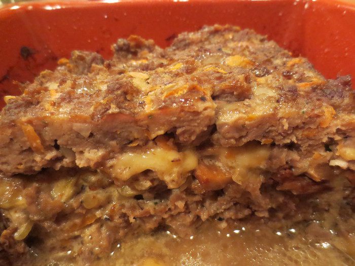 Мясной &amp;quot;хлеб&amp;quot; с грибами