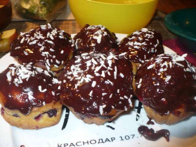 Маффины с ягодами