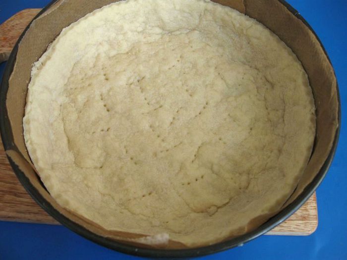 Творожный тарт с мандариновым соусом