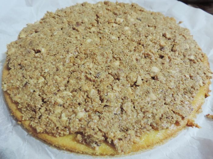 Клюквенный торт-мусс с миндальным пралине &amp;quot;Праздничный&amp;quot;