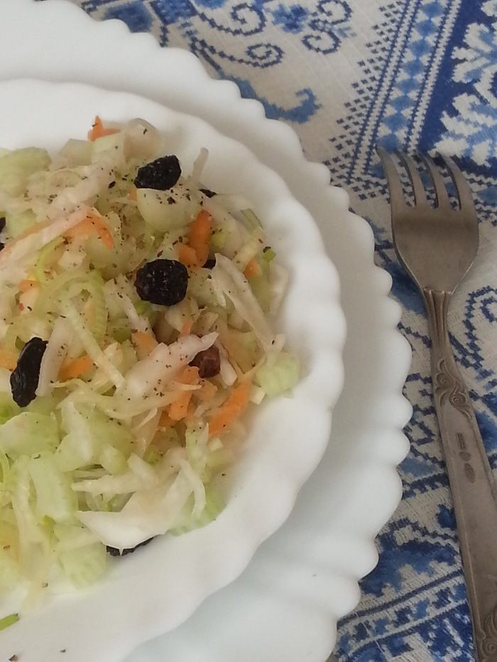 Постный салат &amp;quot;по мотивам Ассоль&amp;quot;