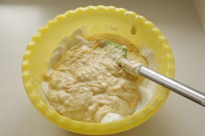 Апельсиновый кекс на белках