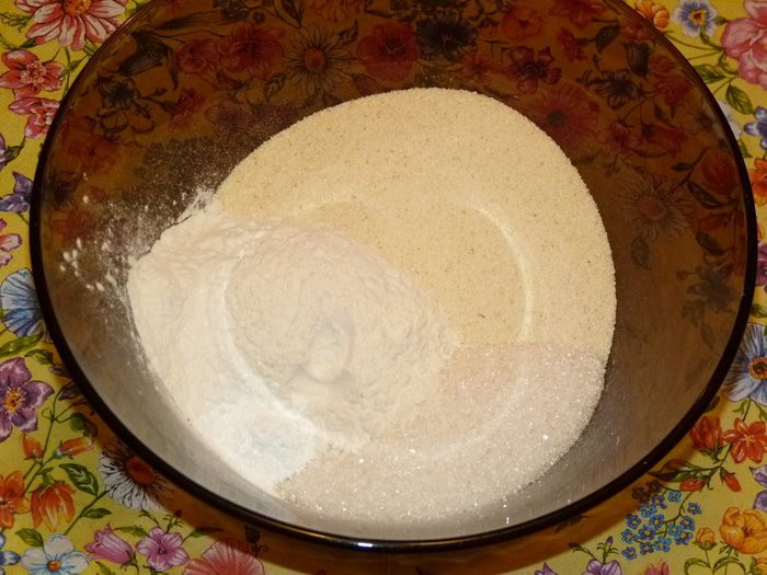 Болгарский пирог с творогом и яблоками