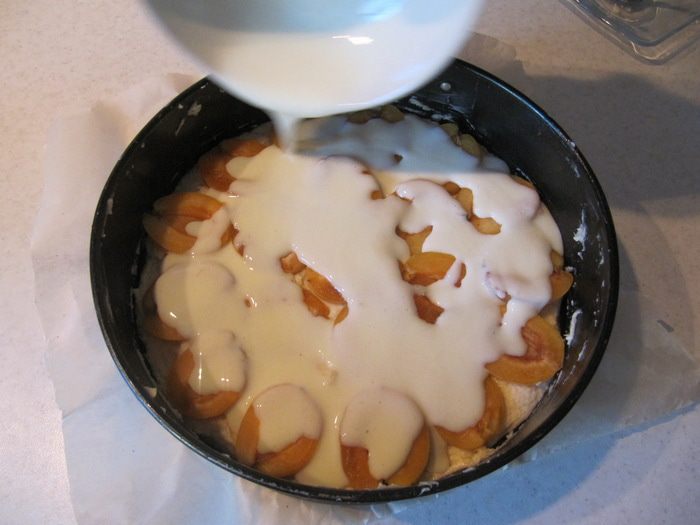 Дачный абрикосовый пирог