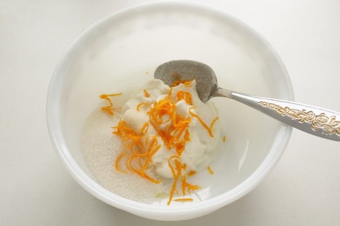 Тарт с рикоттой и брусникой