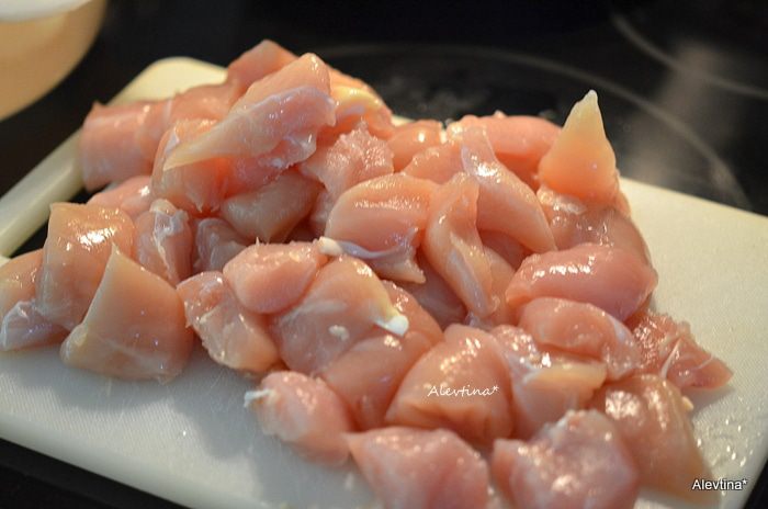 Куриный шашлык, маринованный в йогурте