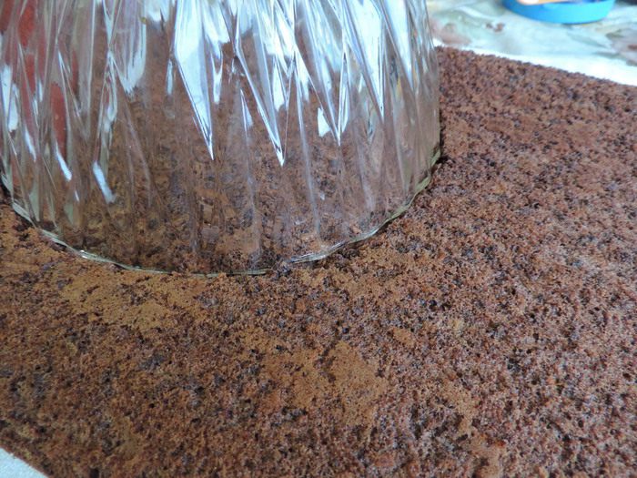 Цукотто (торт-купол) с апельсиновым и шоколадным муссами