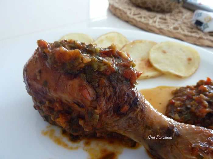 Салат с апельсинами, авокадо и сыром фета 