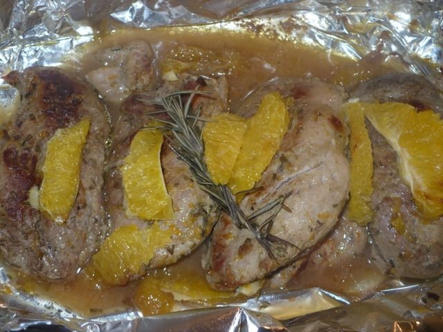 Утиная грудка в апельсиновом соусе