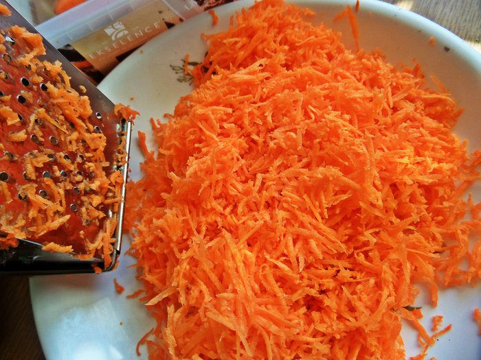Кабачковые пирамидки с морковью