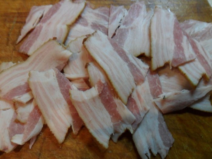 Теплый салат с руколой