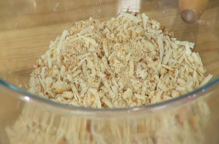 Сэндвич с курицей в сырной корочке 