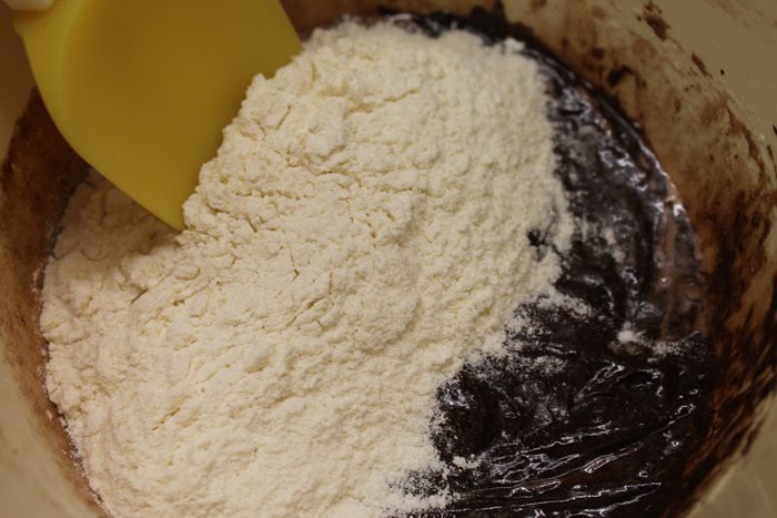 Печенье с горьким шоколадом