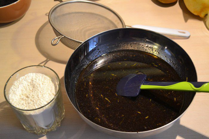 Грушевый пирог с маком (постный)