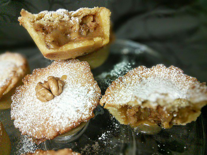 Орехово-карамельный мини-пай