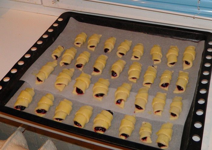 Творожные рогалики