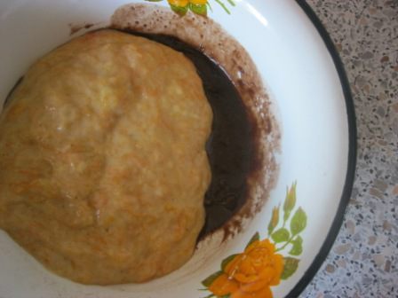 Кекс с тыквой и шоколадом
