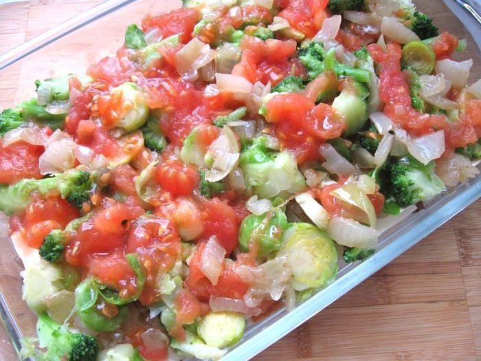 Лазанья с брокколи, брюссельской капустой и грибами &amp;quot;Для Гарфилда&amp;quot;