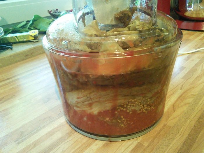 Мусс из баклажанов