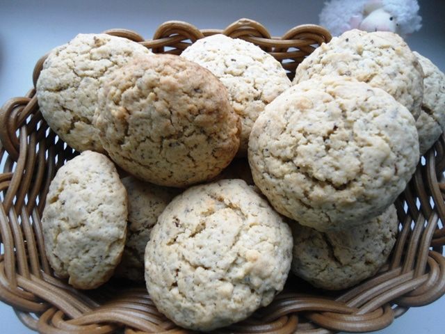 Мягкое тыквенное печенье на сметане и кукурузной муке