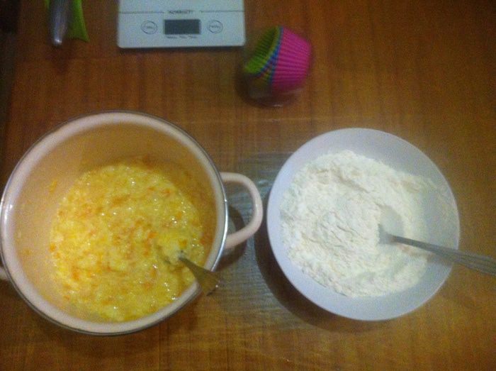 Апельсиновые кексы  