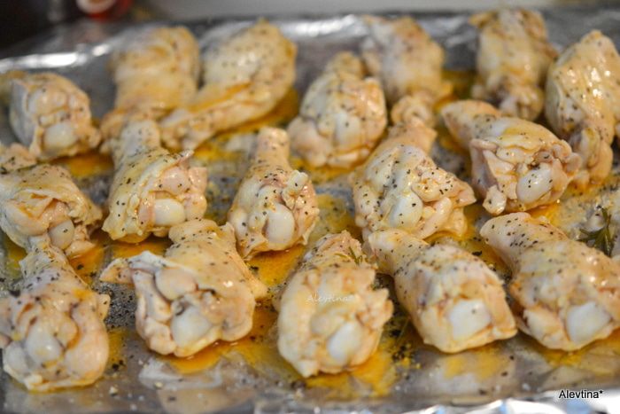 Куриные крылышки пряные