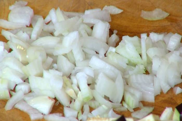 Капоната с кабачком и картофелем