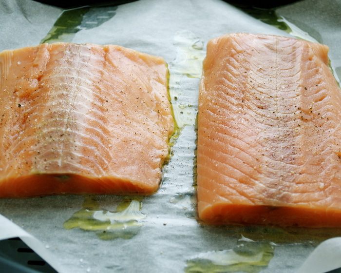 Панцанелла с семгой