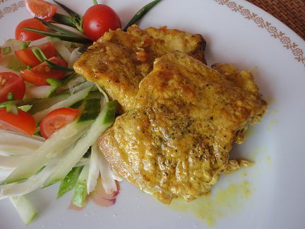 Филе из свинины с карри