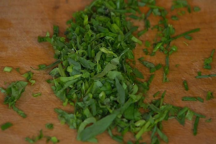 Сэндвич с говядиной, грибами и сельдереем 