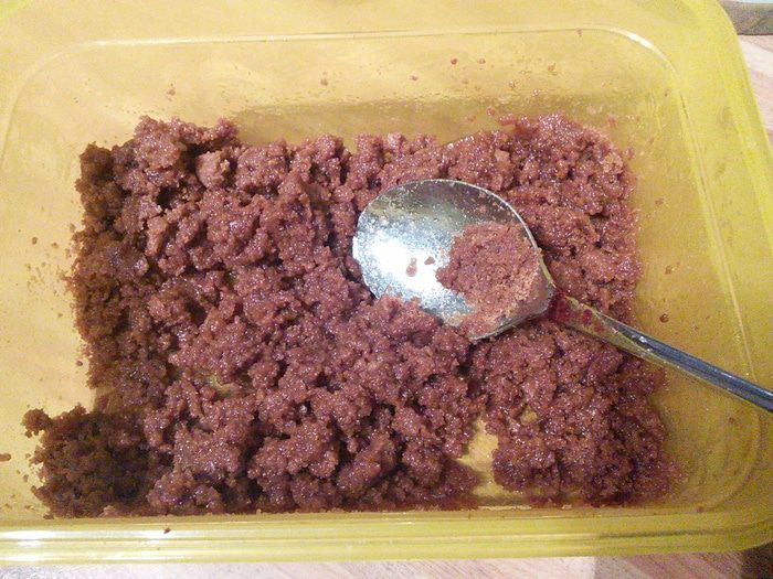 Мини-чизкейк  из козьего сыра с малиной