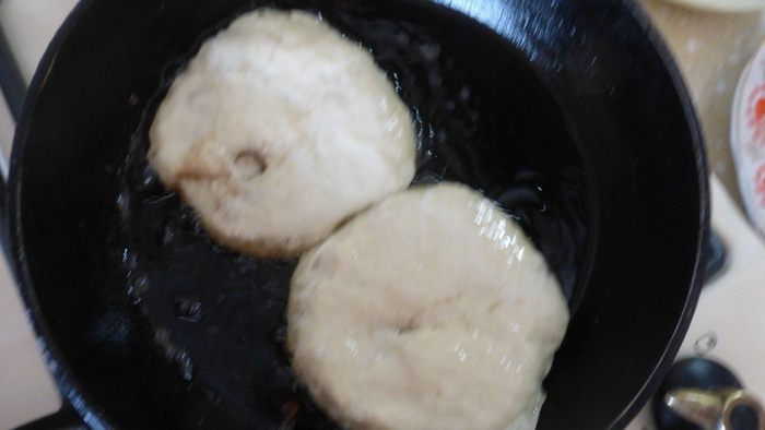 Оладьи с яблоками