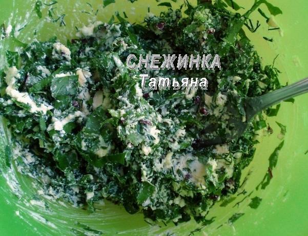 Заварные лепешки с сыром и зеленью