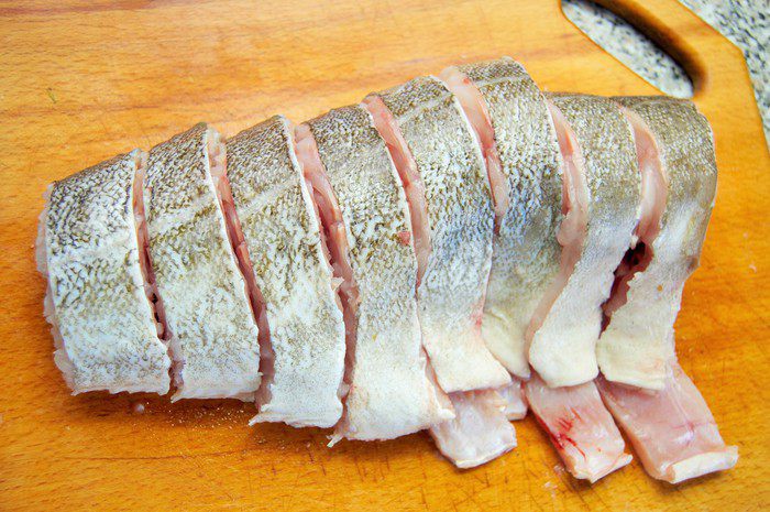 Запеченная треска под горчичным соусом