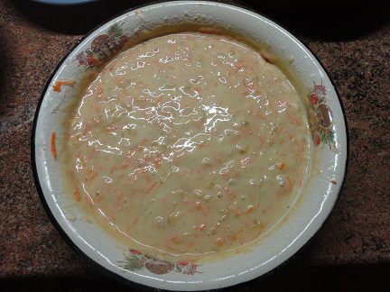 Морковно-банановый кекс