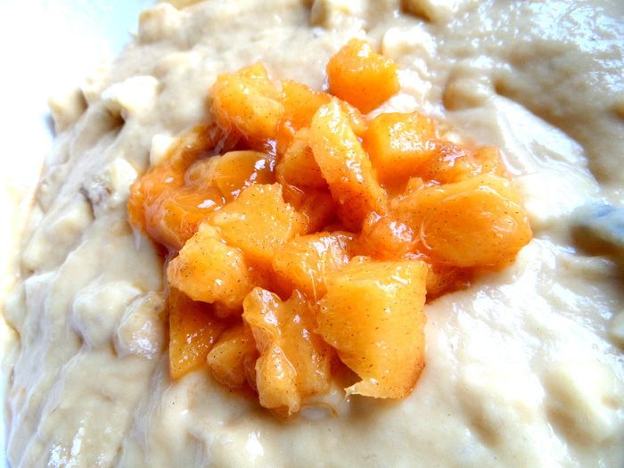 Бананово-шоколадный кекс