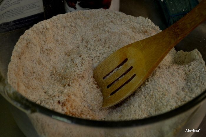 Кекс кофейный с голубикой