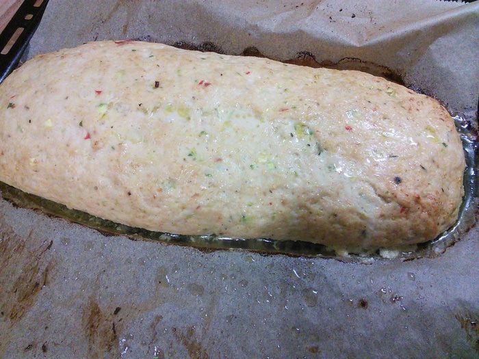 Куриная запеканка с цукини 