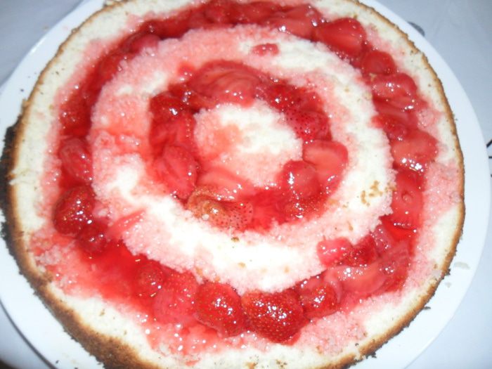 Волшебный клубничный торт &amp;quot;Для Вас&amp;quot;