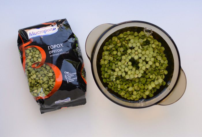 Луково-гороховый пирог